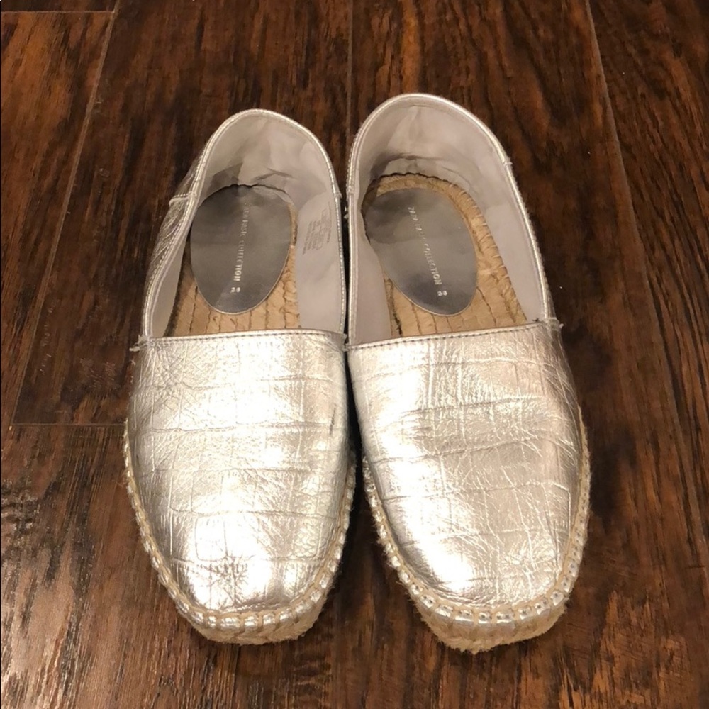 Zara metallic espadrilles